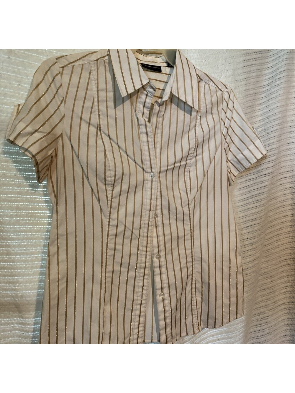 NWT New York & Co. Striped Dress Shirt M